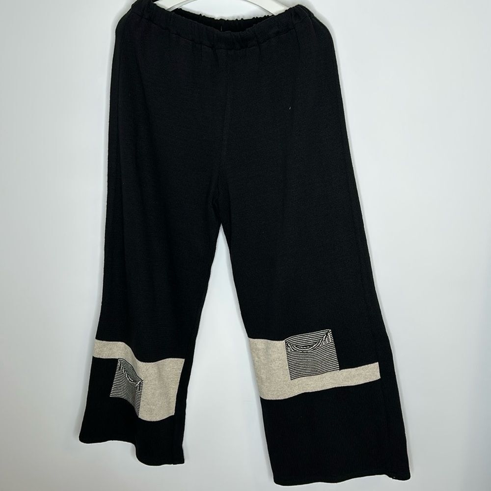 Transparente Wide Leg Sweater Pants, Size 1
